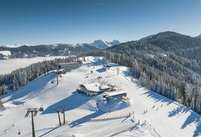 Skih&uuml;tte My Sportalm und Bergstation der Gondel K&ouml;nigslehen im Skigebiet Radstadt-Altenmarkt in Ski amad&eacute; &copy; Lorenz Masser Fotografie