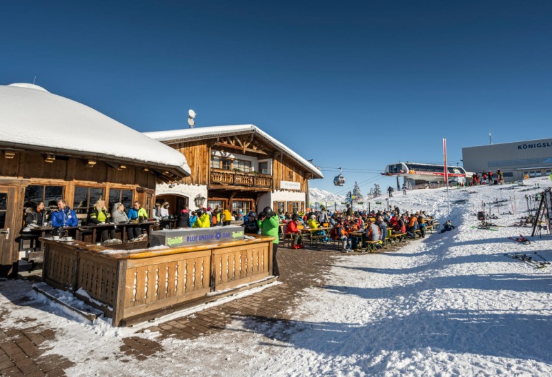 Sonnenterrasse auf der My Sportalm im Skigebiet Radstadt-Altenmarkt &copy; Lorenz Masser Fotografie