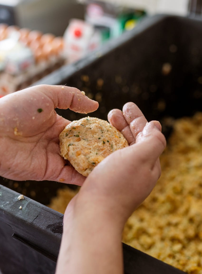 Die Knödel sind natürlich selbst gemacht!