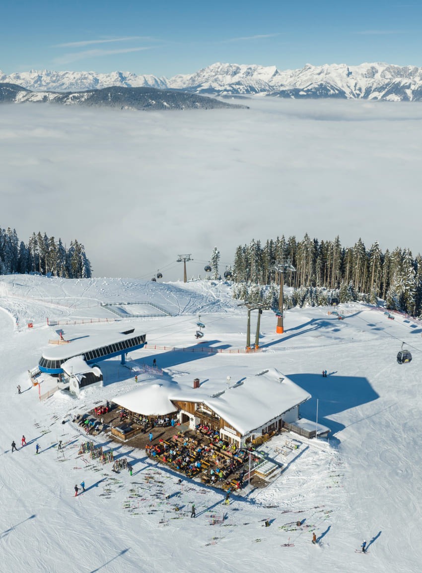 Unsere Skih&uuml;tte My Sportalm auf 1.570 H&ouml;henmeter im Skiverbund Ski amad&eacute;