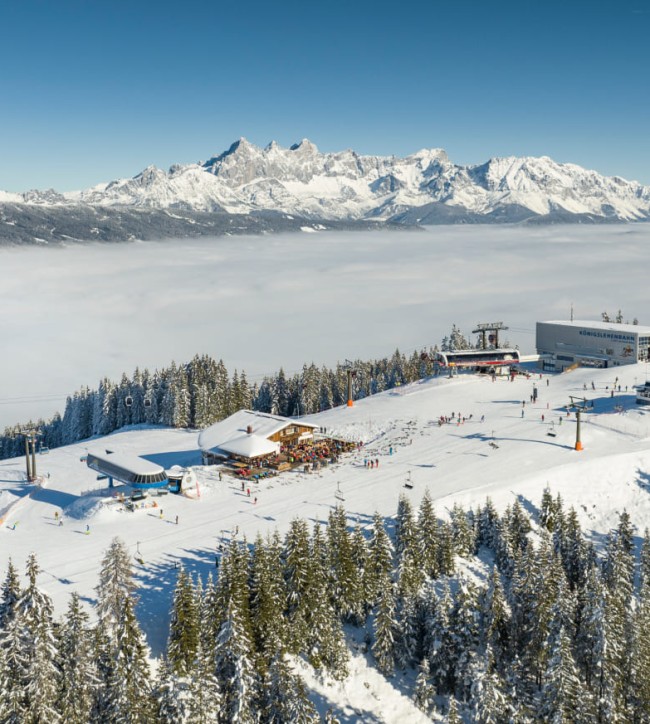 Top Lage der Skih&uuml;tte My Sportalm im Skigebiet Radstadt-Altenmarkt im Skiverbund Ski amad&eacute;  